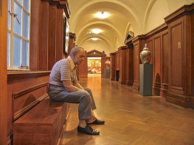 Museumgoers have been known to try to console Duane Hanson's 1977 'Man On A Bench,' his disconsolate, slouching, vinyl and polychromed body is so hyper-real