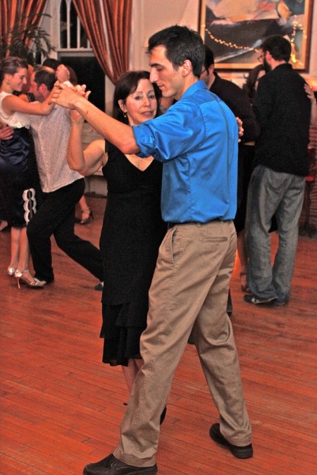 Tango is a "gildewalking" dance
